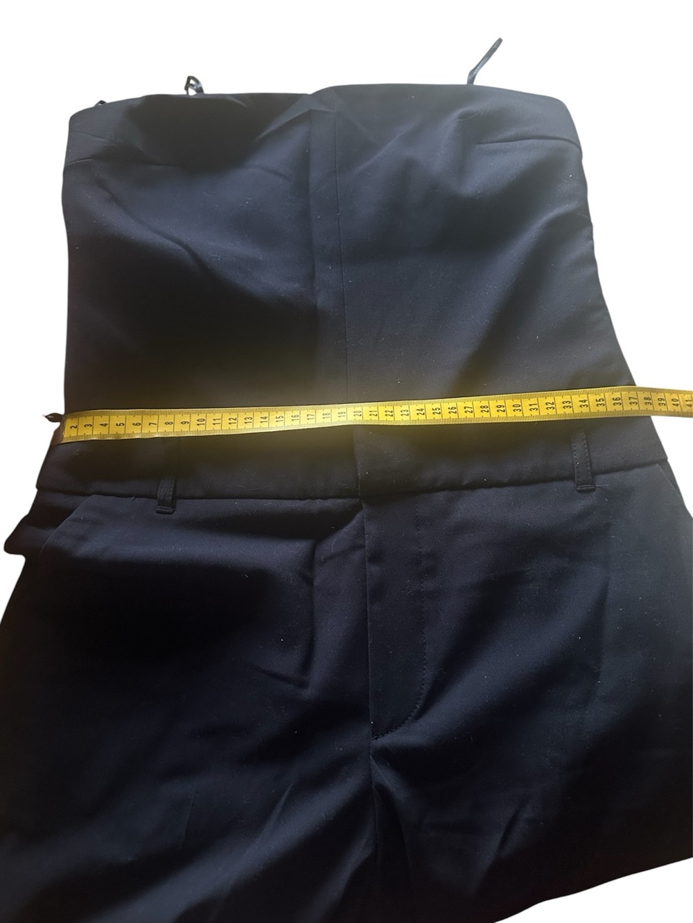 ZARA Strapless Overall Shorts